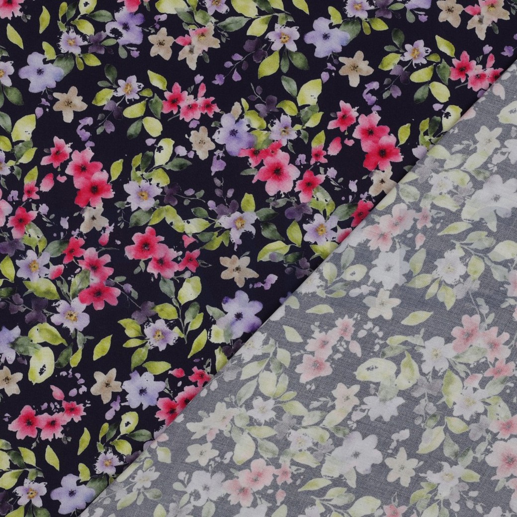 RADIANCE DIGITAL FLOWERS NAVY #4