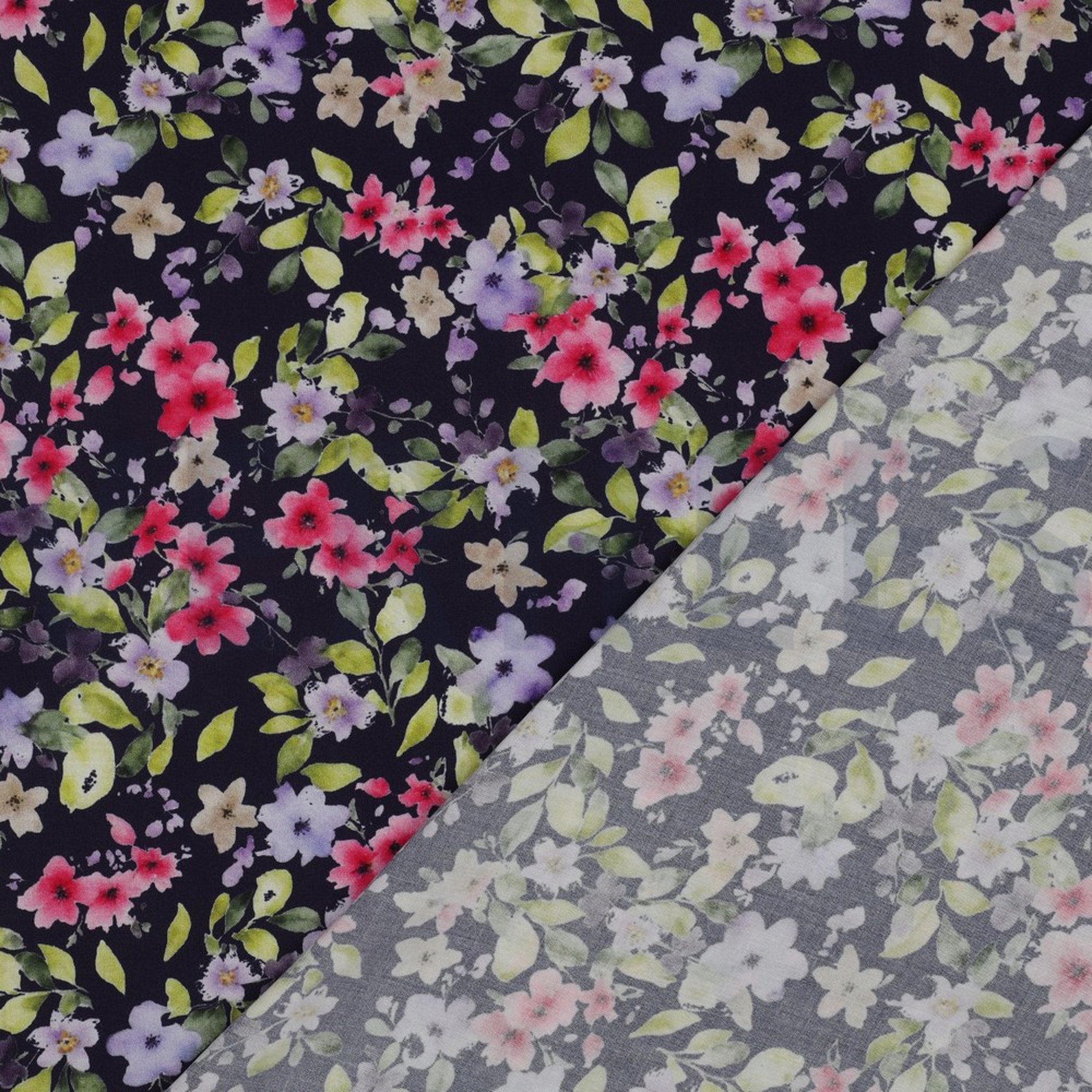 RADIANCE DIGITAL FLOWERS NAVY (high resolution) #4