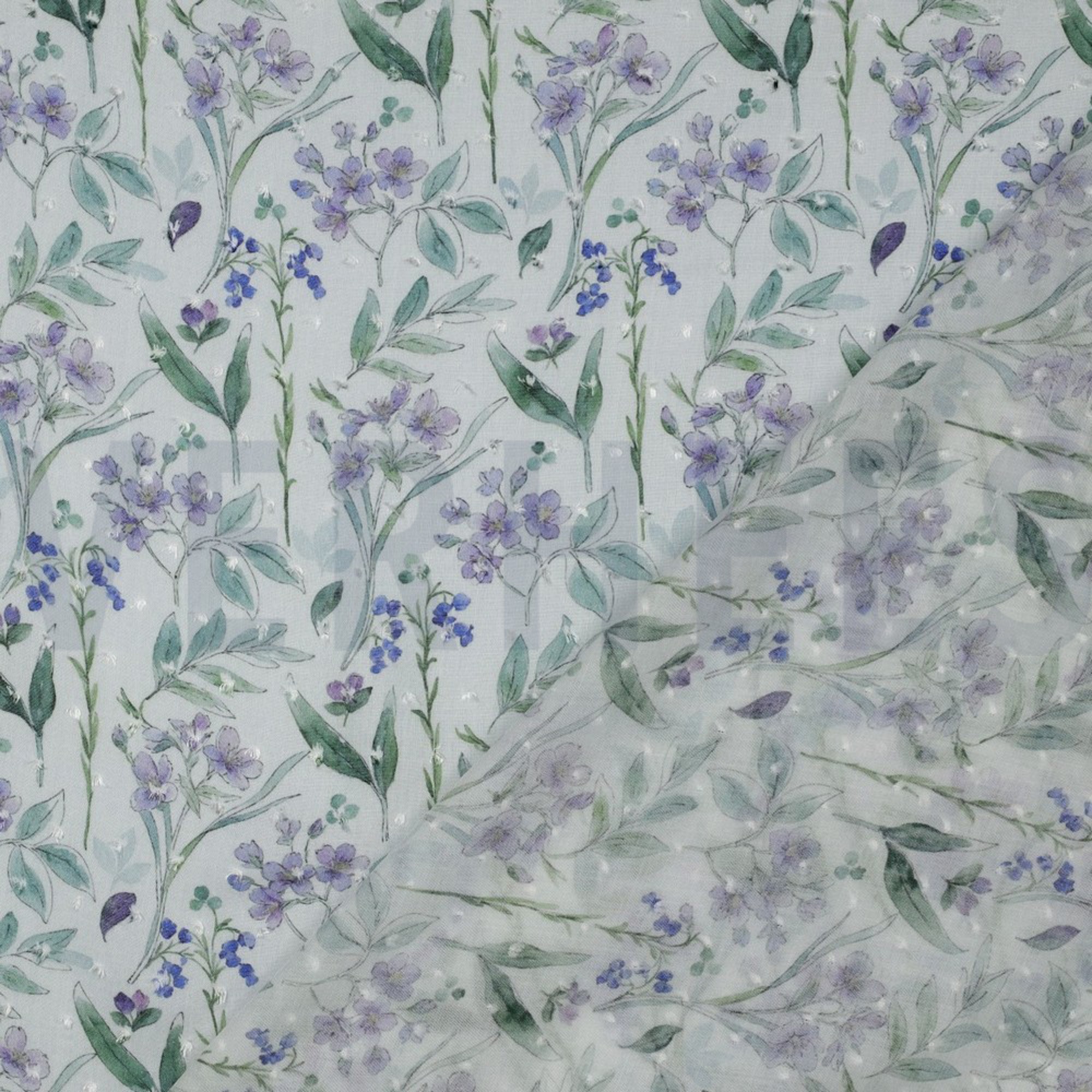 VISCOSE DOBBY DIGITAL FLOWERS WHITE (high resolution) #4