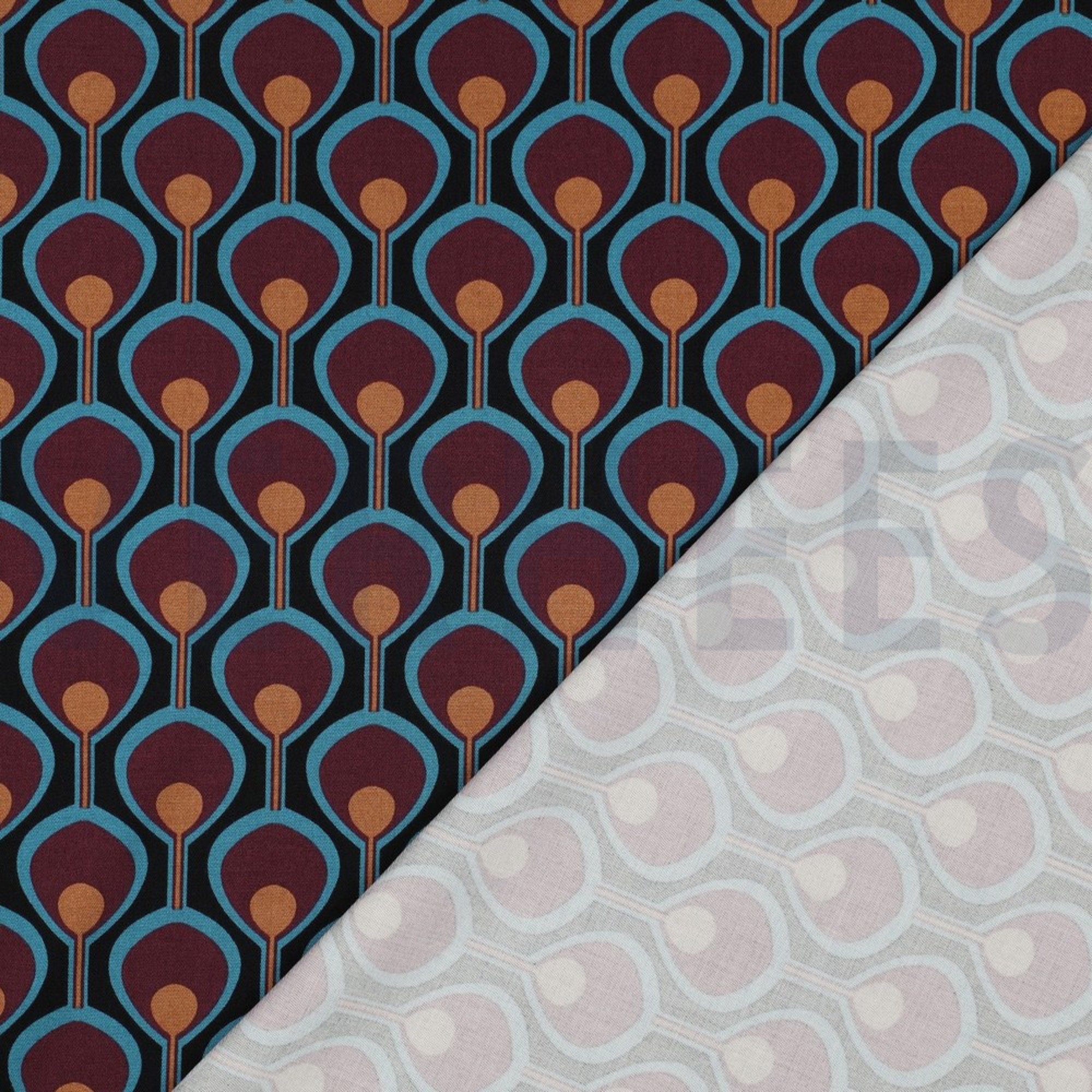 ROSELLA STRETCH ABSTRACT BLACK (high resolution) #4