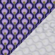 ROSELLA STRETCH ABSTRACT DARK PURPLE (thumbnail) #4