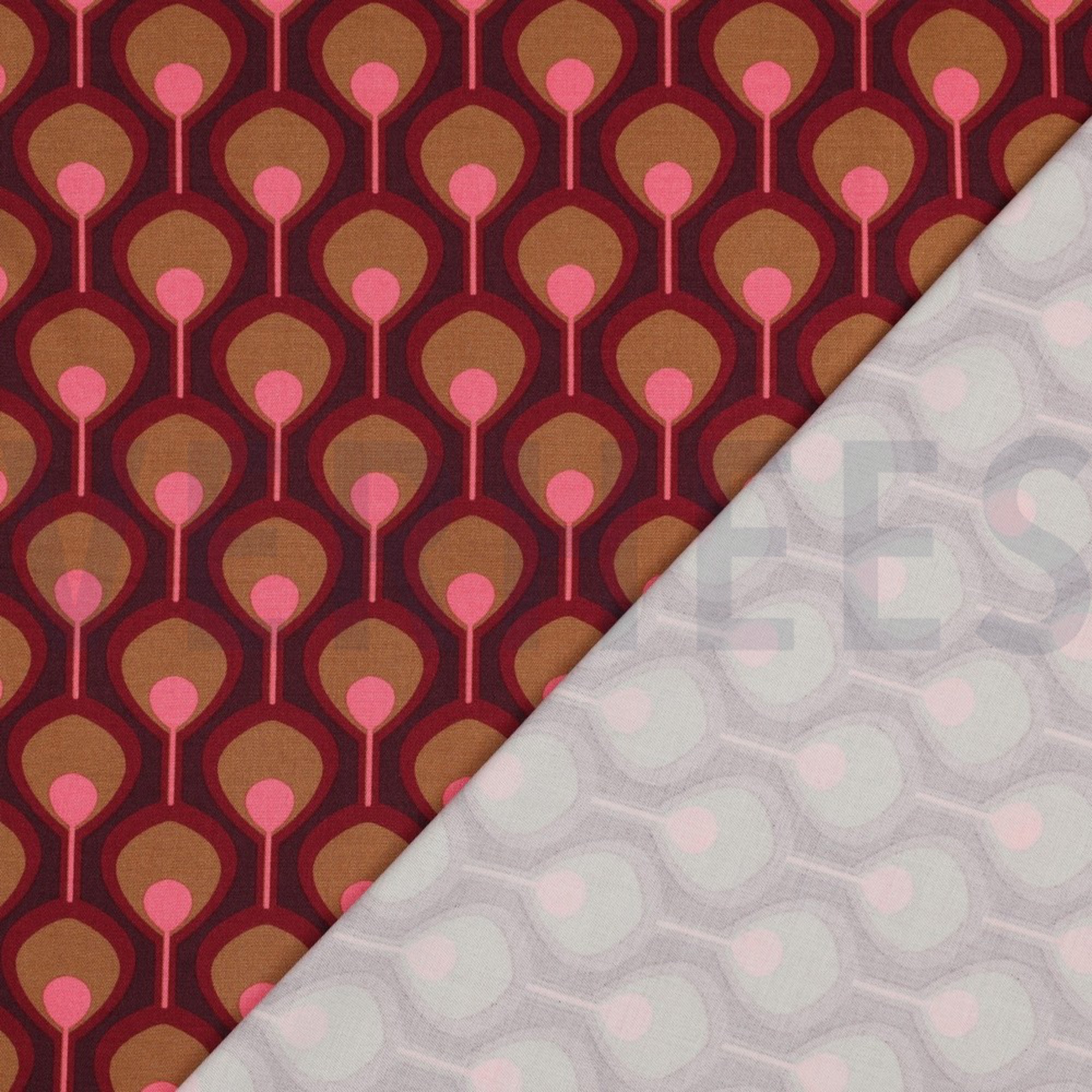 ROSELLA STRETCH ABSTRACT BORDEAUX (high resolution) #4