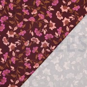 ROSELLA STRETCH FLOWERS BORDEAUX (thumbnail) #4