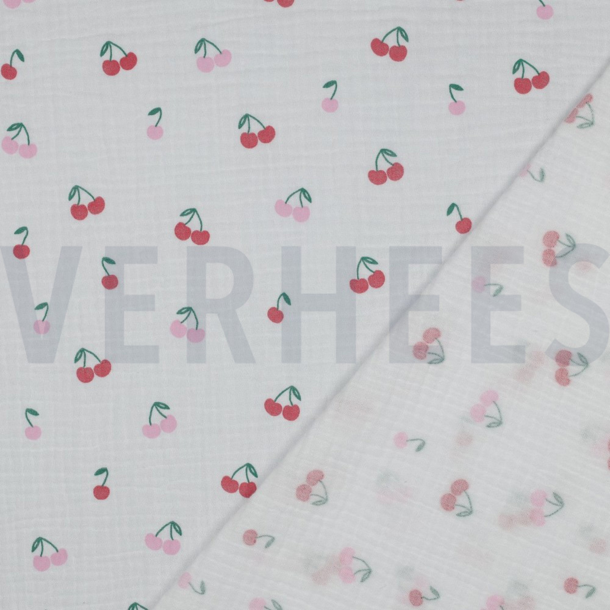 DOUBLE GAUZE FRUITS WHITE (high resolution) #4