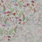 DOUBLE GAUZE DIGITAL FLOWERS WHITE (thumbnail) #4