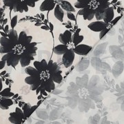 COTTON VISCOSE DIGITAL FLOWERS WHITE (thumbnail) #4
