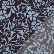 COTTON VISCOSE FLOWERS LIGHT BLUE (thumbnail) #4