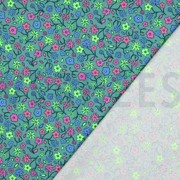 JERSEY NEON FLOWERS GREEN (thumbnail) #4