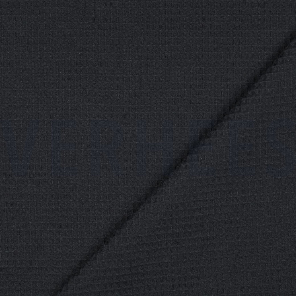 COTTON WAFFLE BLACK #4