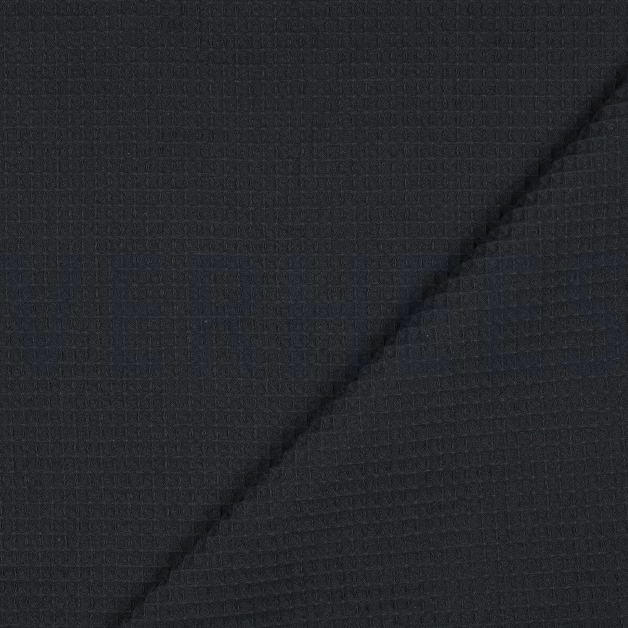 COTTON WAFFLE BLACK (high resolution) #4