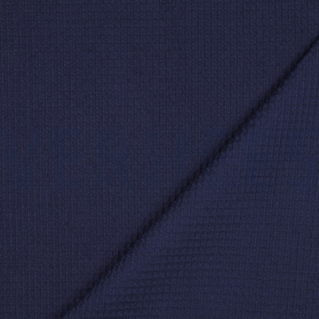 COTTON WAFFLE NAVY #4