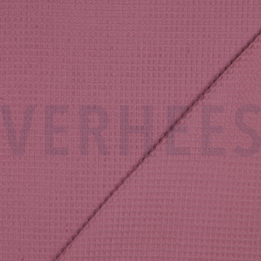COTTON WAFFLE MAUVE #4