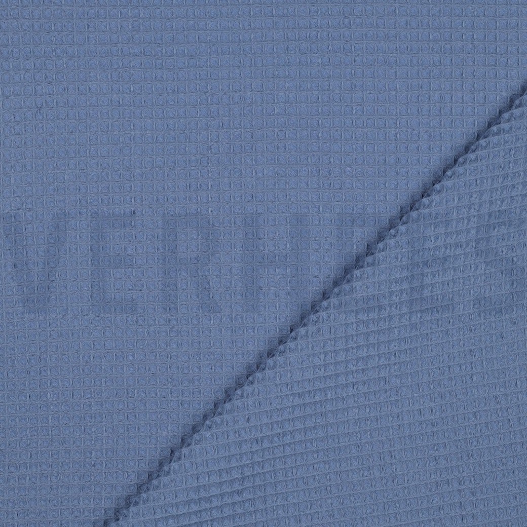 COTTON WAFFLE BLUE #4