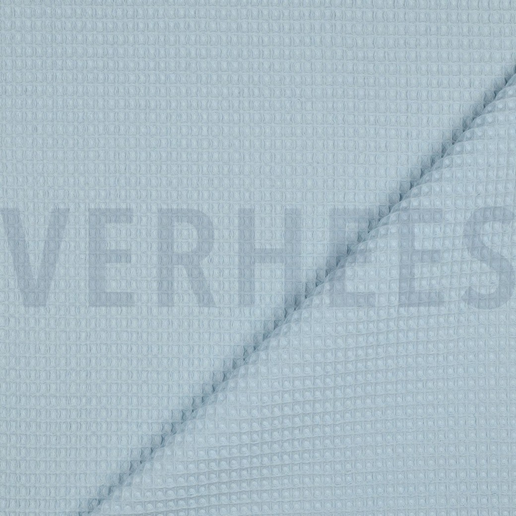COTTON WAFFLE LIGHT BLUE #4