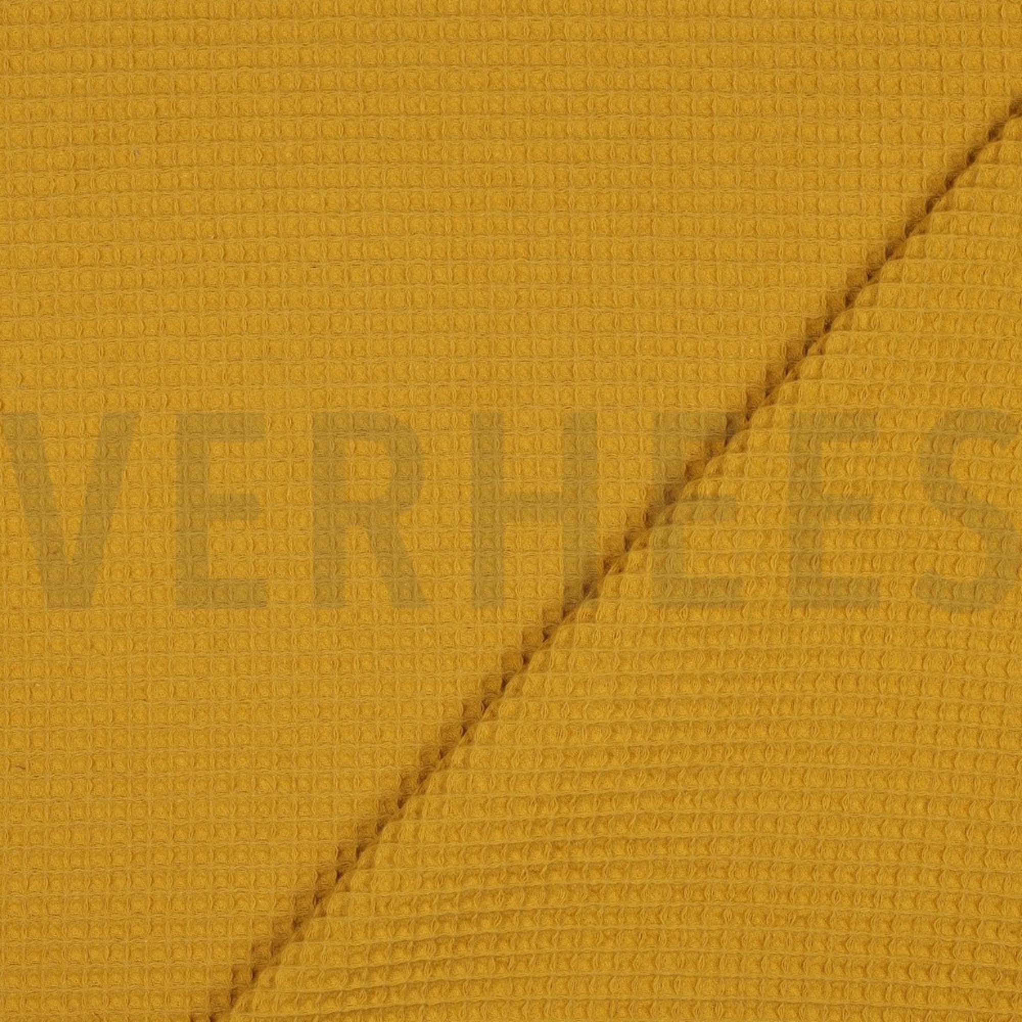 COTTON WAFFLE OCHRE (high resolution) #4
