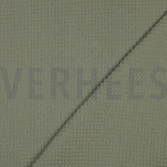 BAUMWOLLE WAFFEL DUNKEL MINZE #7