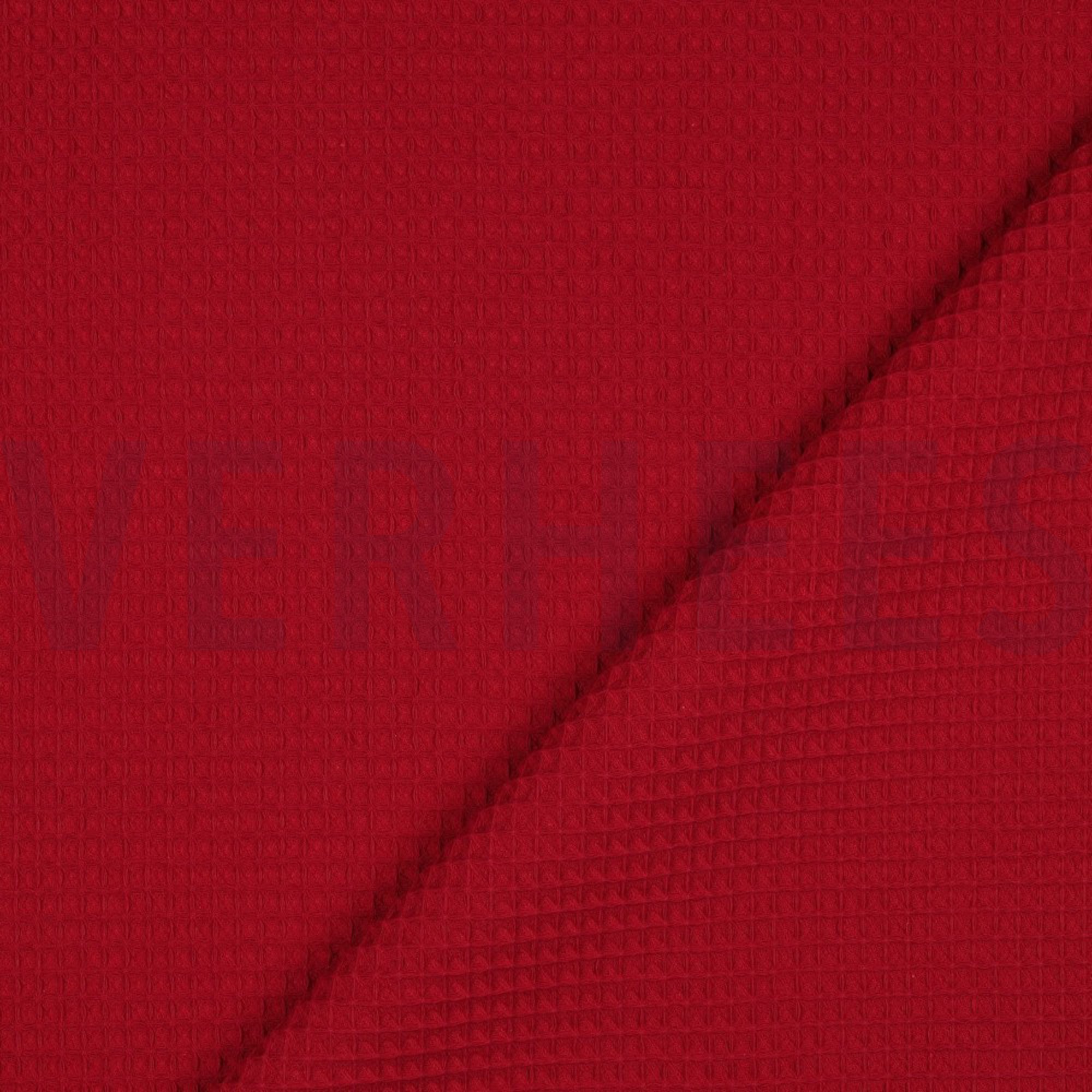 COTTON WAFFLE RED (high resolution) #4