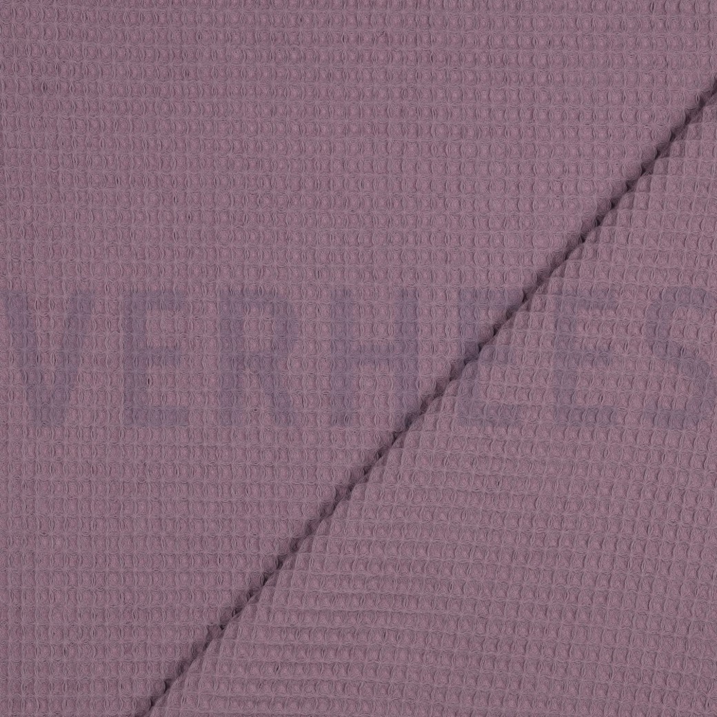 COTTON WAFFLE OLD PURPLE #4