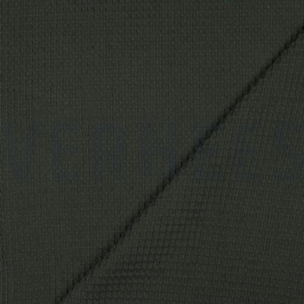 COTTON WAFFLE ARMY GREEN #4