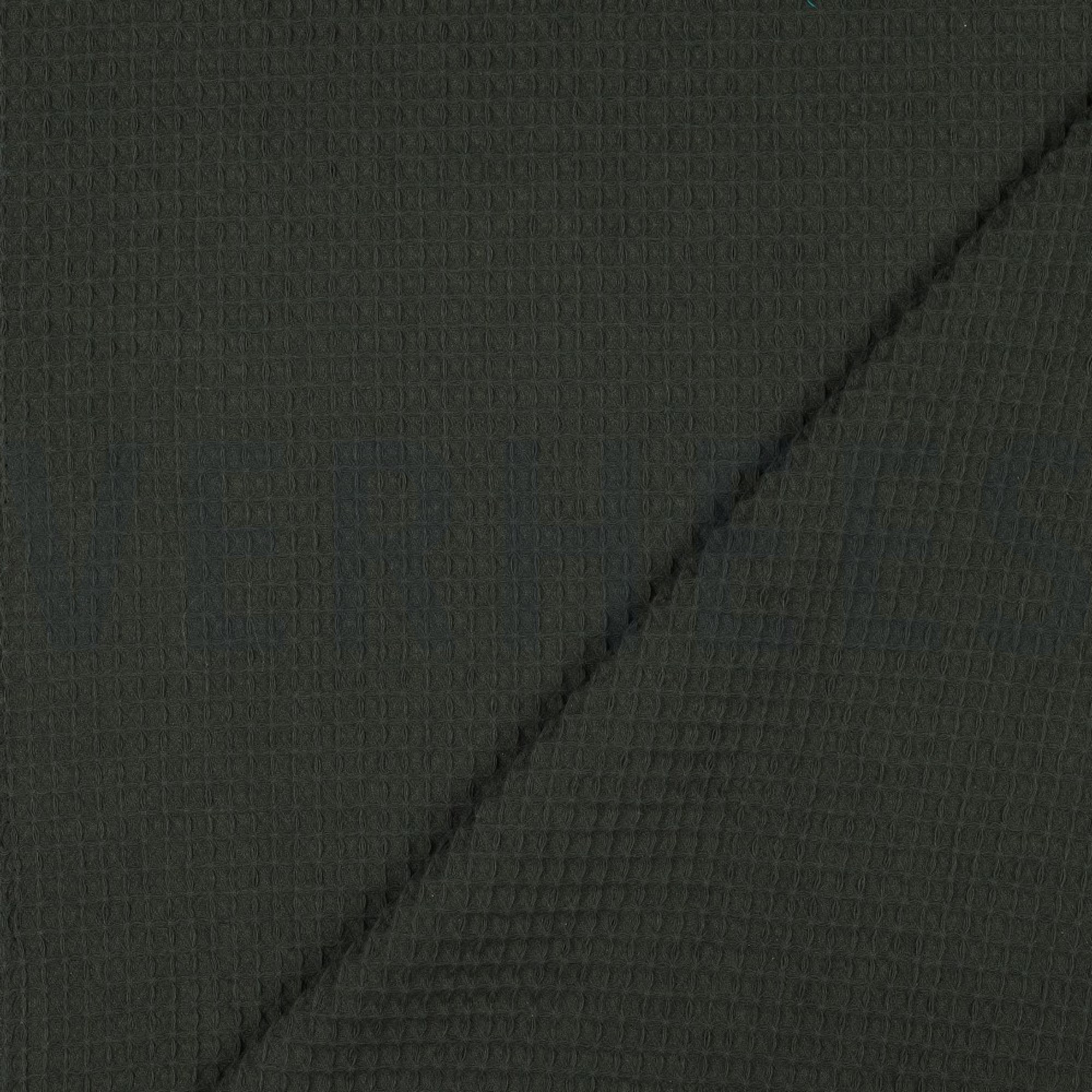 COTTON WAFFLE ARMY GREEN (high resolution) #4