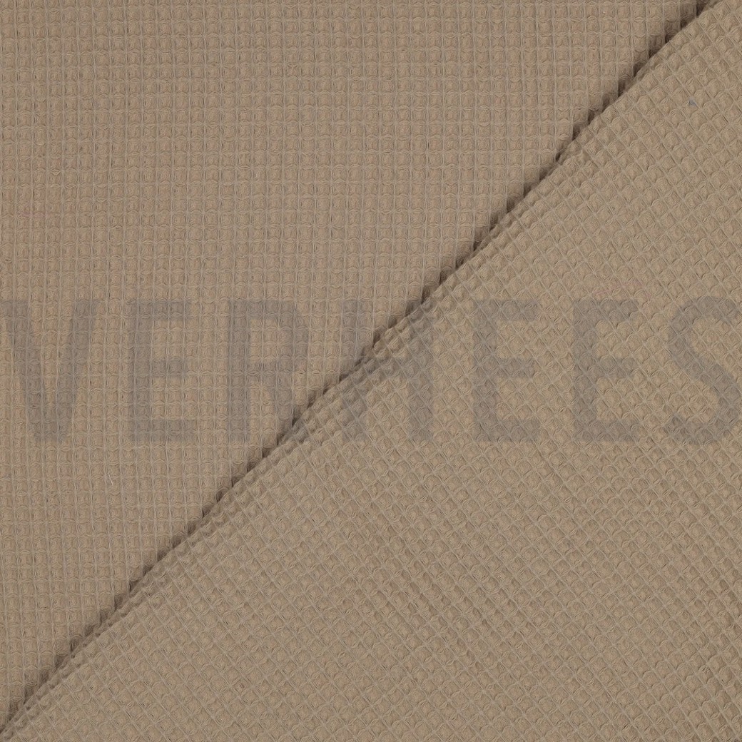 COTTON WAFFLE KHAKI #4