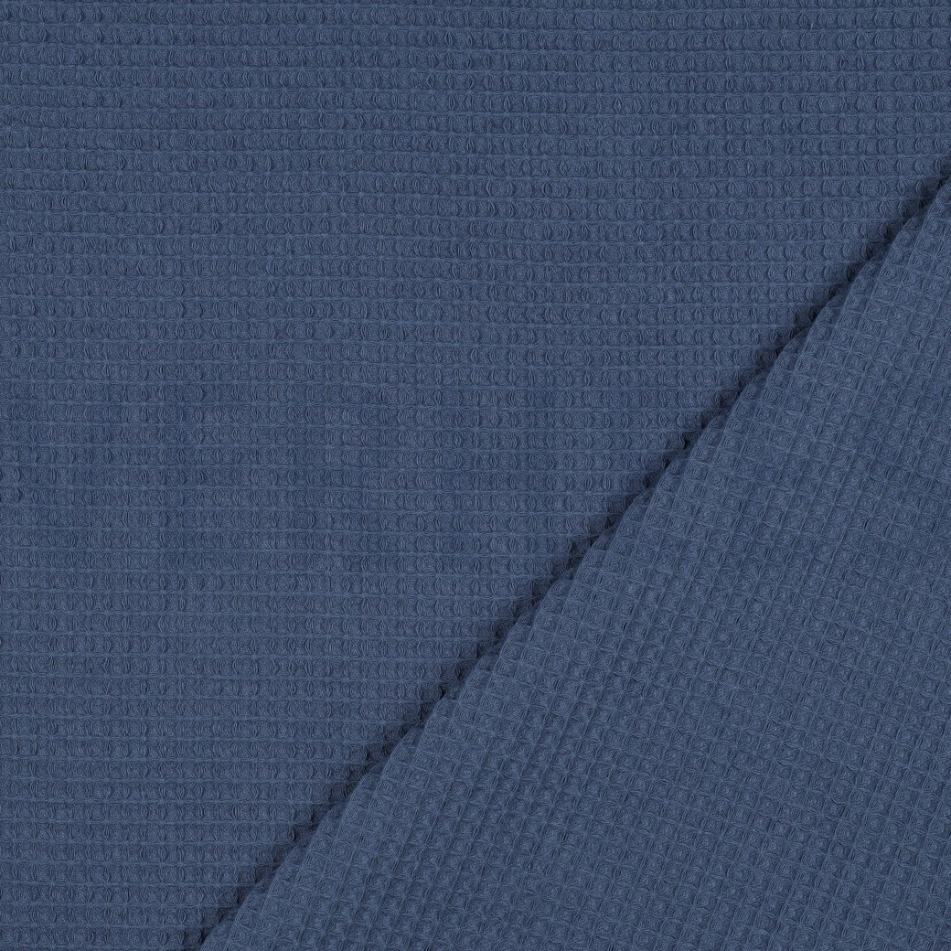 COTTON WAFFLE DARK JEANS #4