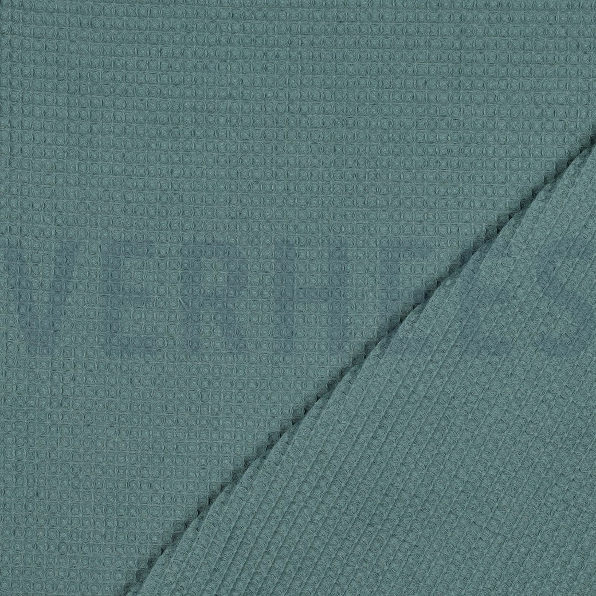 COTTON WAFFLE CYAN (high resolution) #4