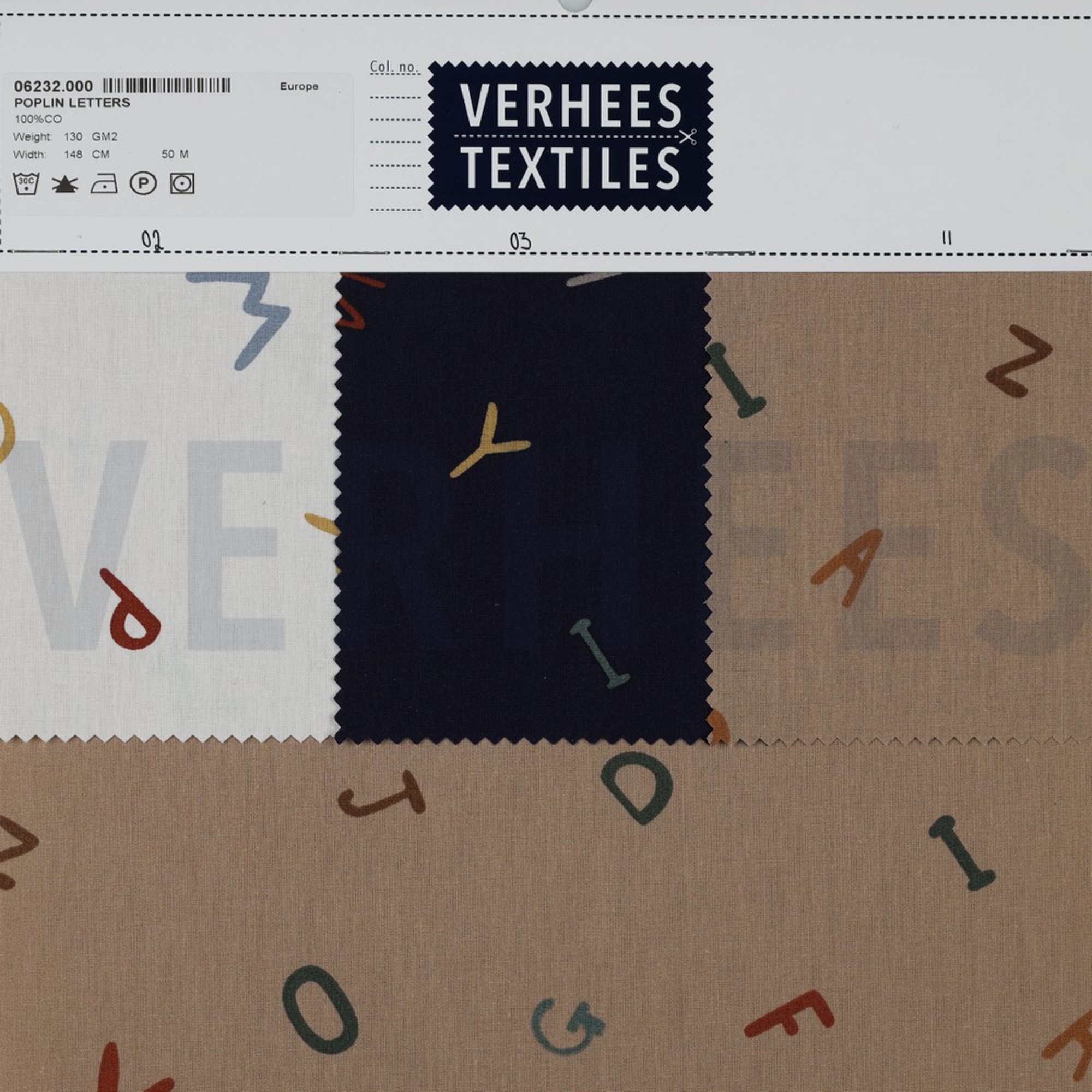 POPLIN LETTERS NAVY (high resolution) #4