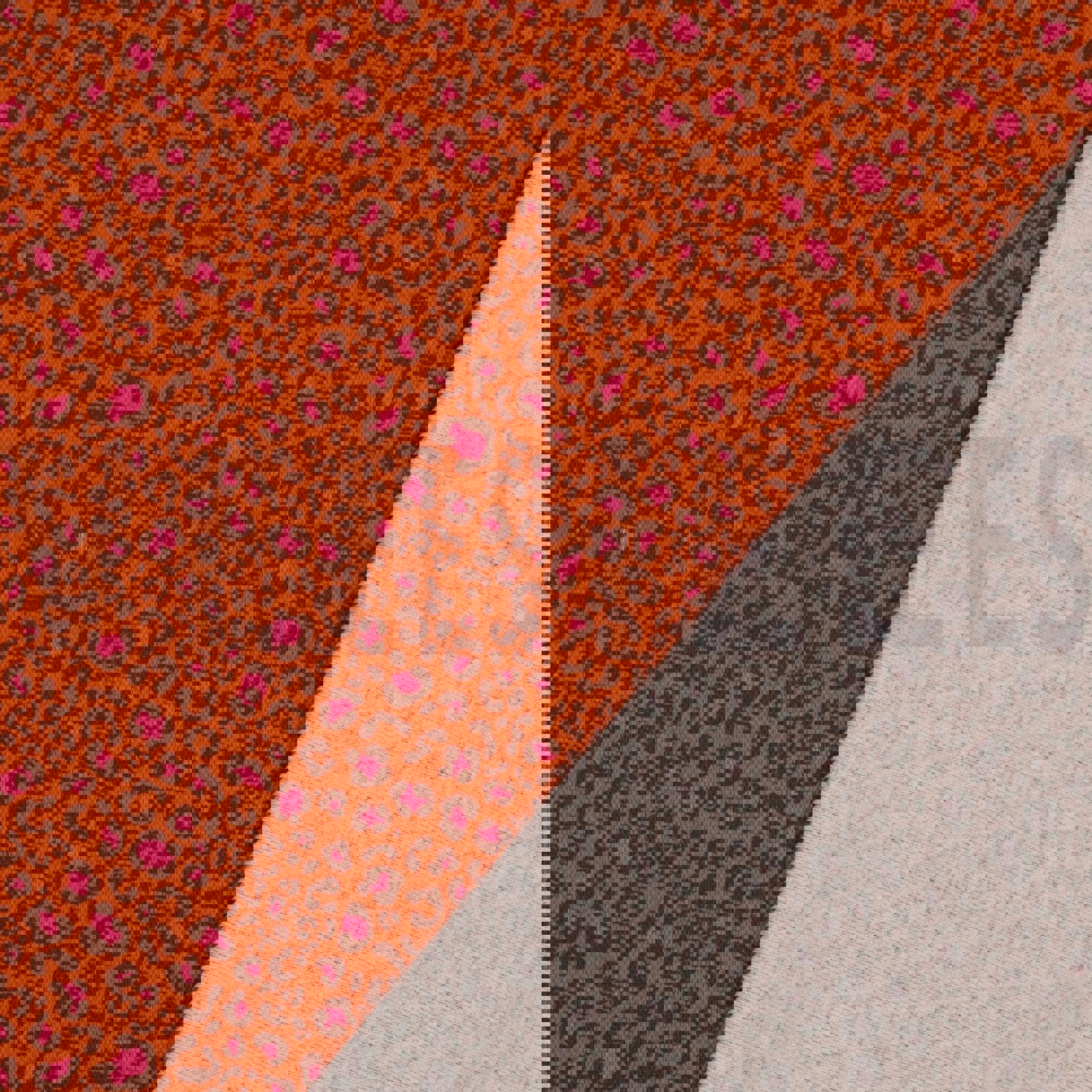RIB JERSEY ANIMAL SKIN ORANGE (high resolution) #4