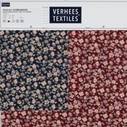 BABYCORD DIGITAL SOFT FLOWERS CERISE (thumbnail) #4