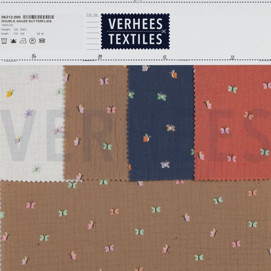 MUSSELIN SCHMETTERLINGE KAMEL #7