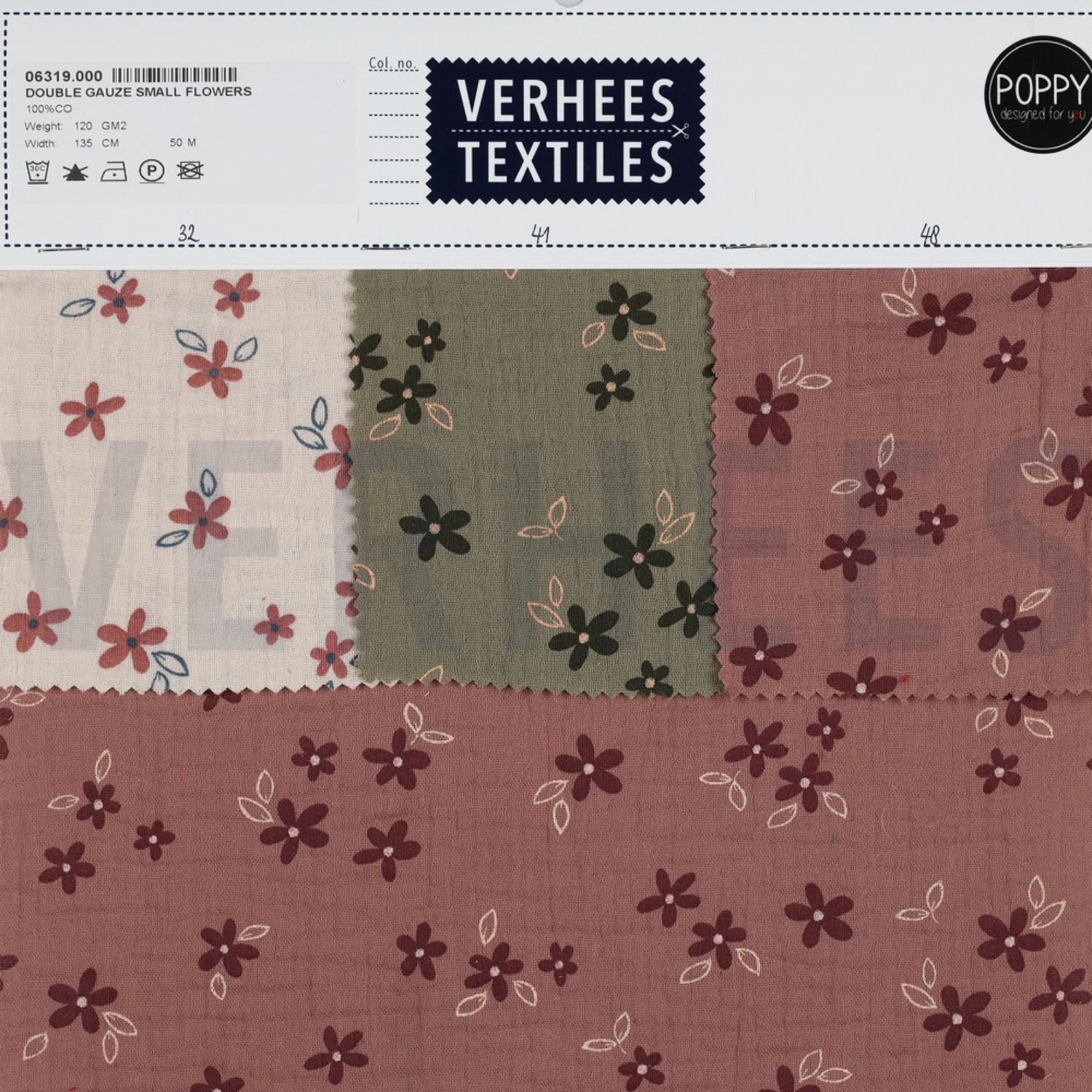 MUSSELIN KLEINE BLUMEN MAUVE (high resolution) #4