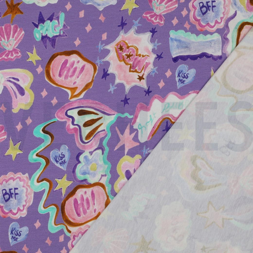 JERSEY DIGITAL SHELLS LAVENDER #4