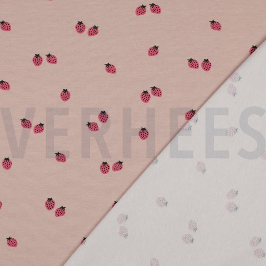 JERSEY GOTS FRUITS LIGHT MAUVE #7