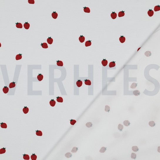 JERSEY GOTS FRUITS WHITE #7