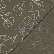 LINEN VISCOSE EMBROIDERY FLOWERS PICKLE (thumbnail) #4