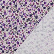 JERSEY GOTS DIGITAL FLOWERS OFF-WHITE / PURPLE (thumbnail) #4