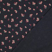 JERSEY MELANGE FLOWERS INDIGO (thumbnail) #4