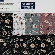 WAFFLE JERSEY DIGITAL FLOWERS WHITE (thumbnail) #4