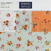 WAFFLE JERSEY FLOWERS TEAL (thumbnail) #4