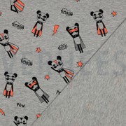 JERSEY MELANGE NEON SUPER HEROES LIGHT GREY (thumbnail) #4