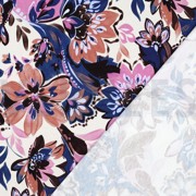 FRENCH TERRY DIGITAL FLOWERS ECRU (thumbnail) #4