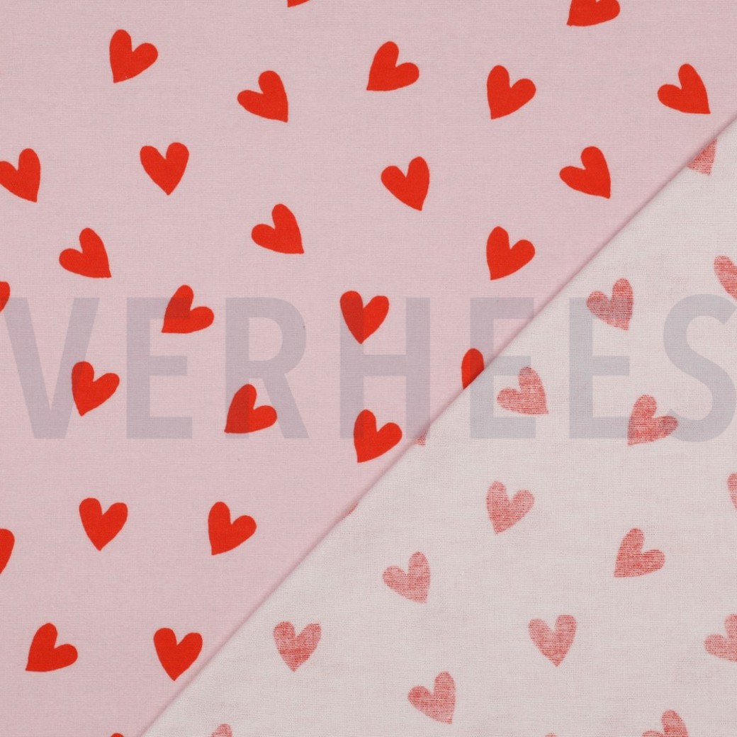 FLANNEL HEARTS PINK #4