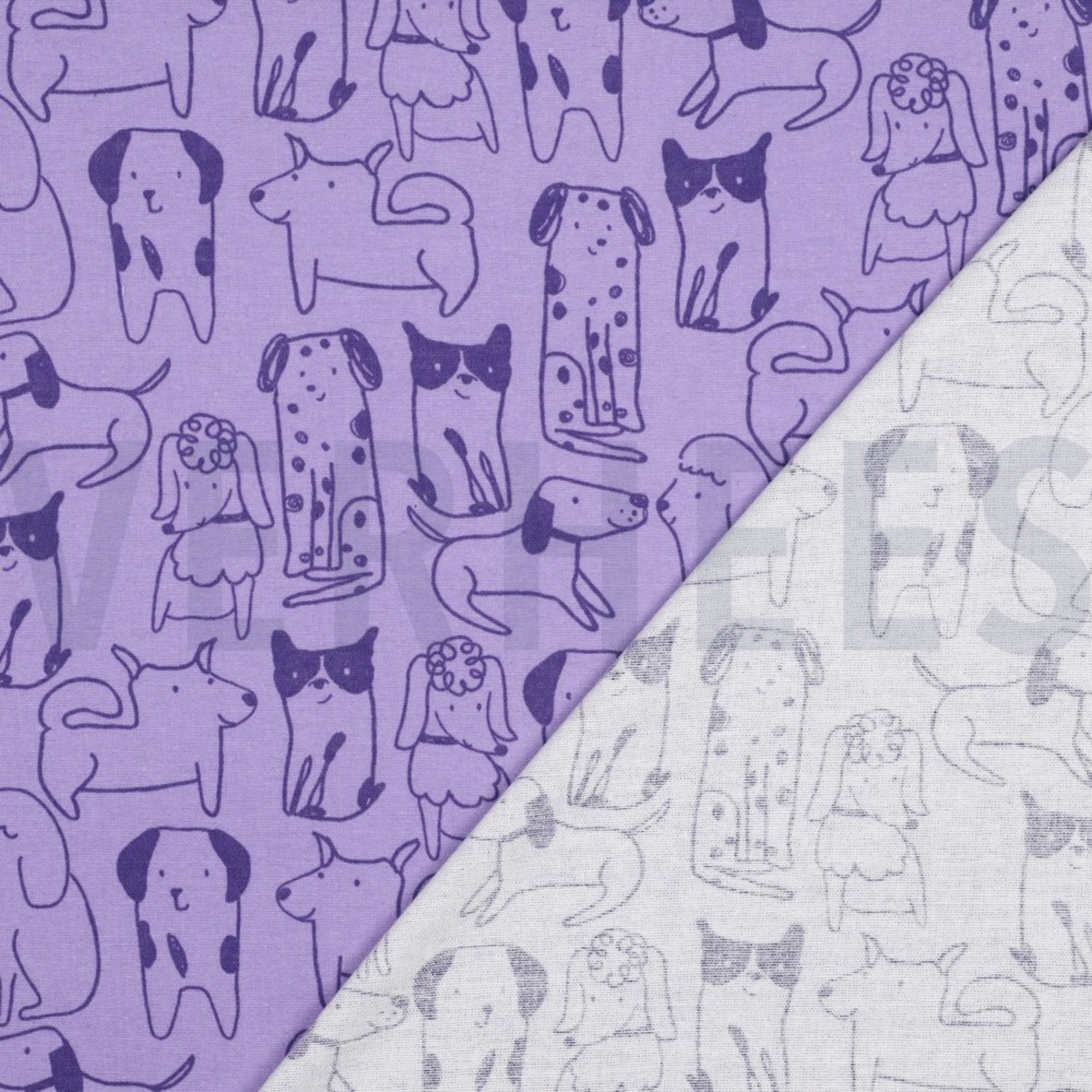 FLANNEL DOGS PURPLE (high resolution) #4
