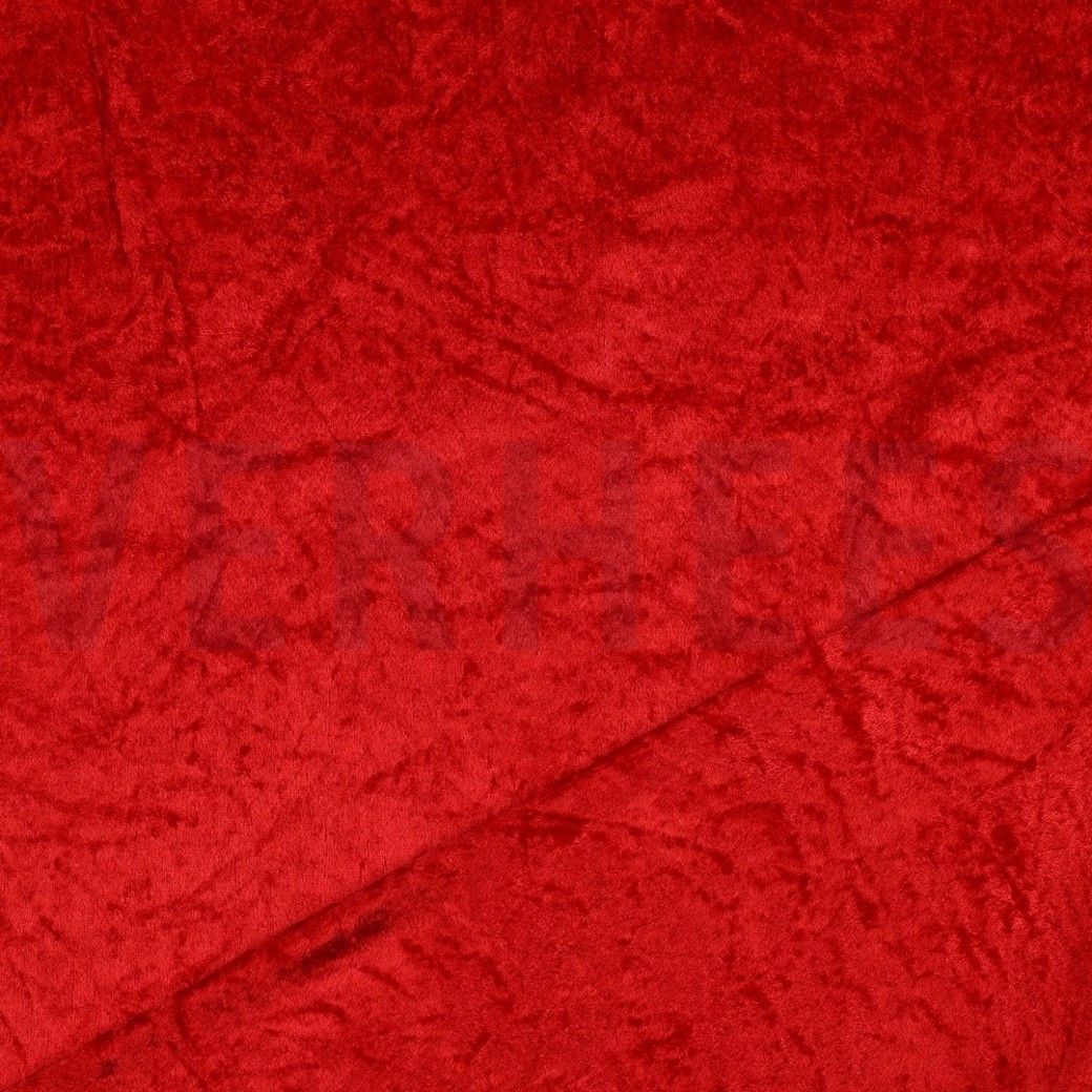 CRUSHED VELOURS RED #4