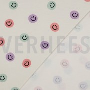 FLANNEL HAPPY FACES OFF-WHITE / LILAC (thumbnail) #4