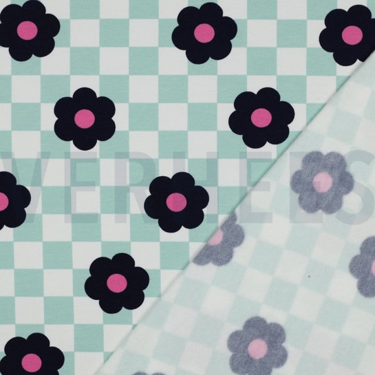 SOFT SWEAT FLOWERS GREEN #7