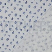 DOUBLE GAUZE DOBBY FLOWERS WHITE (thumbnail) #4