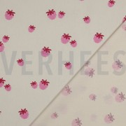POPLIN GOTS NATURAL BERRIES NATURAL/ FUCHSIA (thumbnail) #4