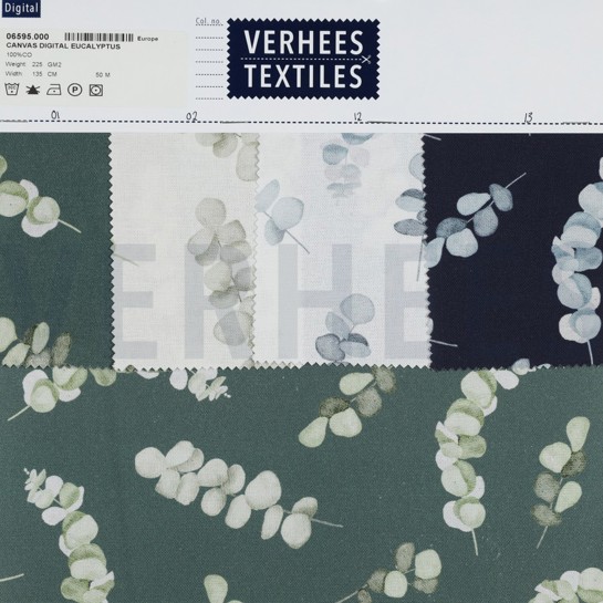 CANVAS DIGITAL EUKALYPTUS MARINEBLAU #7